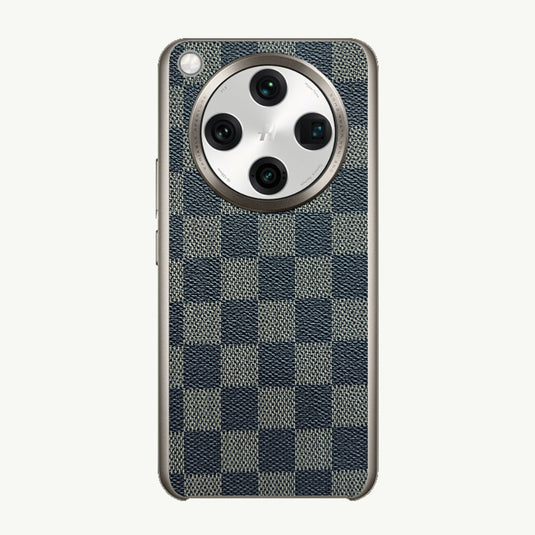 OPPO Find X8 Ultra (PKJ110, PKU110) - Electroplated Trendy Brand Plain Leather Fashion Phone Case - Polar Tech Australia