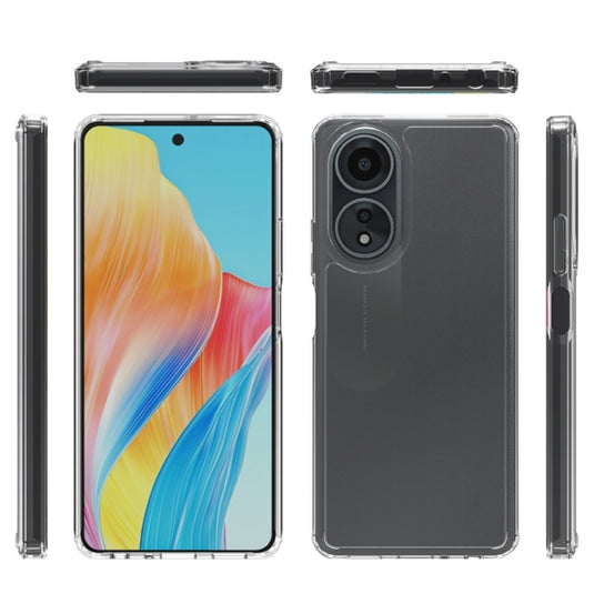 OPPO A78 4G (CPH2565) - Transparent TPU + Acrylic Anti-Drop Phone Case - Polar Tech Australia