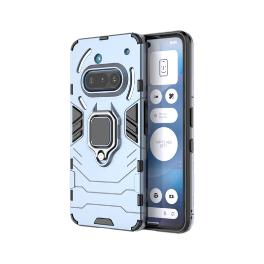 Nothing Phone (3a) Pro - Heavy Duty Armor Case With Ring Holder Stand