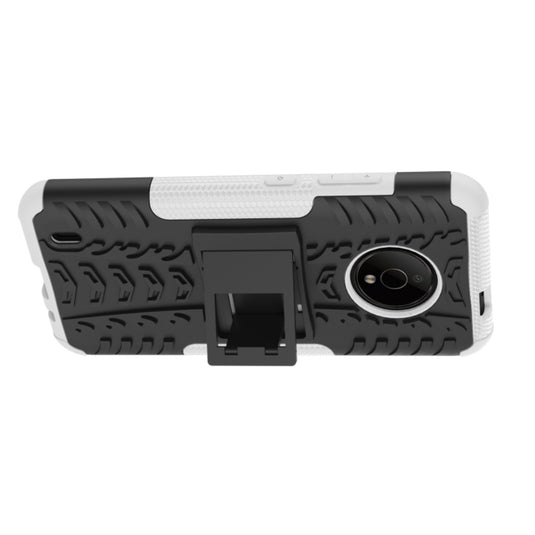 Nokia C200 - Tire Texture TPU + PC Phone Case with Holder
