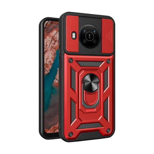 Nokia C21 - Heavy Duty Ring Holder Case with Shockproof & Camera Guard Design