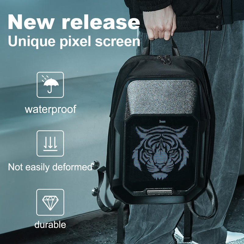 Load image into Gallery viewer, Divoom Cyberbag Pixel Art LED Backpack Perfect Gift - Polar Tech Australia
