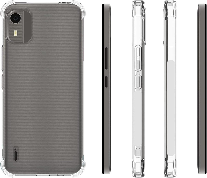 Load image into Gallery viewer, Nokia C12/C12 Pro/C12 Plus - AirPillow Cushion Transparent Soft Clear TPU Four Corners Protective Case - Polar Tech Australia
