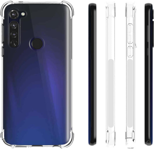 Motorola Moto G Stylus 2020 - AirPillow Cushion Transparent Soft Clear TPU Four Corners Protective Case - Polar Tech Australia
