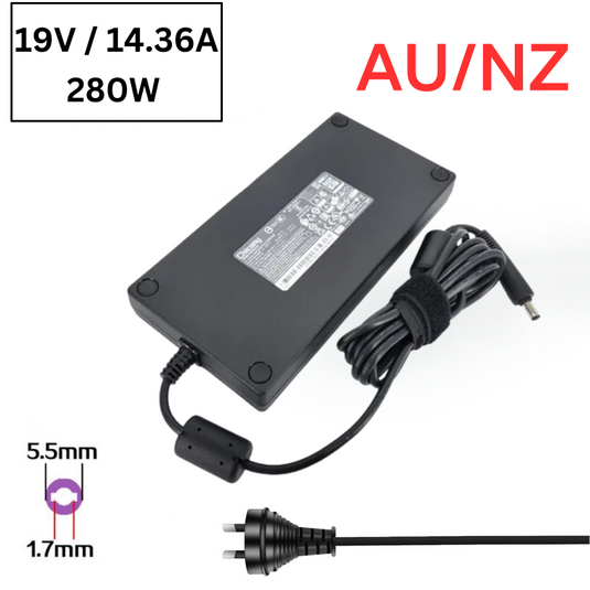 [19.5V-14.36A/280W][5.5x1.7] Acer Nitro 5 N22C1 A21-280P1A AC Power Supply Adapter Charger - Polar Tech Australia