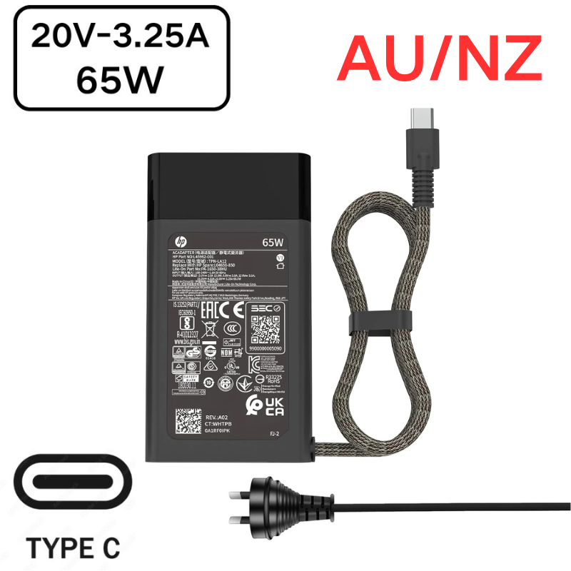 Load image into Gallery viewer, [65W][Type-C] HP USB C Laptop AC Wall Travel Fast Quick Charger Travel Adapter
