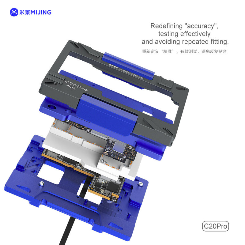 Cargue la imagen en el visor de la galería, [C20 Pro] MIJING Main Board Layered Test Rack (12 series) - Polar Tech Australia
