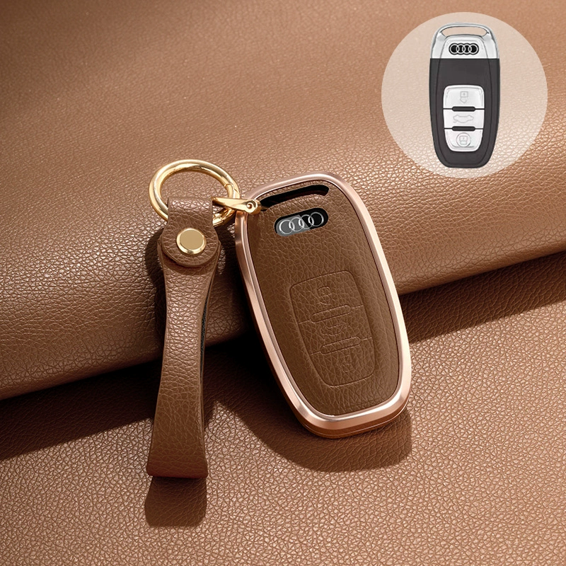 Chargez l&#39;image dans la visionneuse de la galerie, Audi 360° All Inclusive Car Key Fob Case Cover For A3, A4, A5, A6, A7, A8, Q2, Q5, Q7, Q8, e-tron
