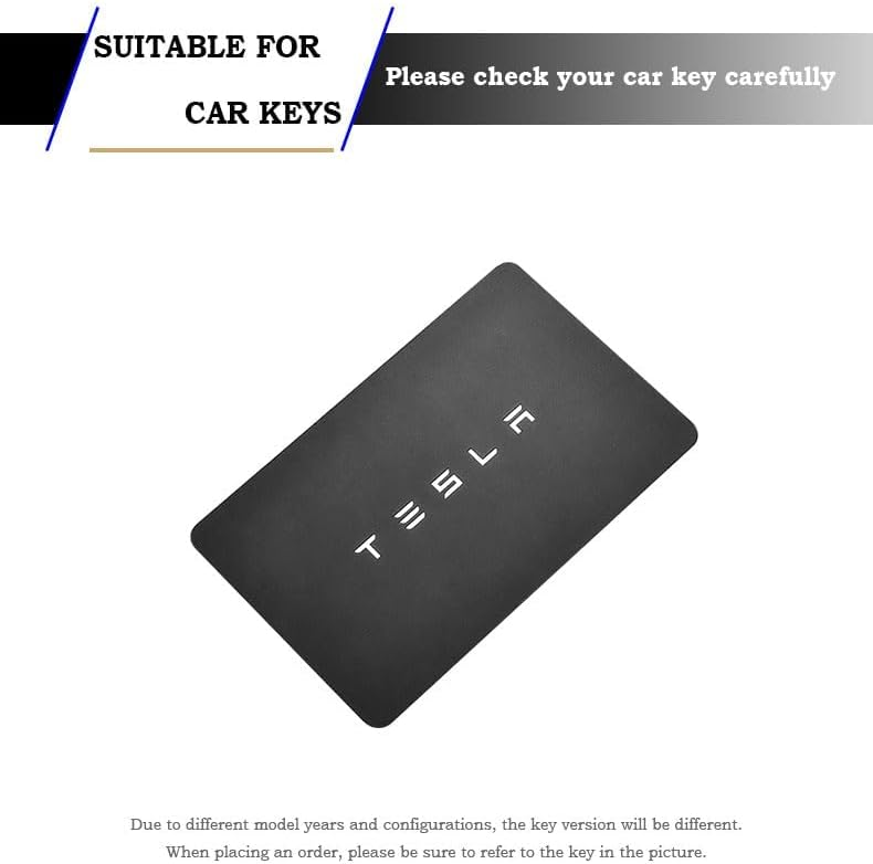 Cargue la imagen en el visor de la galería, Tesla Metal + PU Leather Smart Key Card Case for Model 3, S, Y, X
