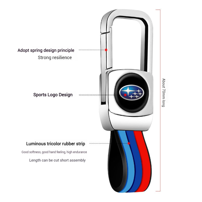 Cargue la imagen en el visor de la galería, Subaru Metal Shell &amp; Soft Silicone Full Protection Remote Car Key Fob Case Cover For Outback, Forester, Impreza, WRX, XV, Crosstrek, Legacy

