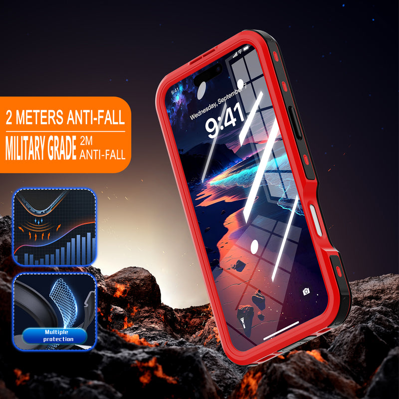 Cargue la imagen en el visor de la galería, [MagSafe Compatible][DUP Series] Apple iPhone 16 / 16 Plus / 16 Pro / 16 Pro Max Redpepper IP68 Waterproof Heavy Duty Tough Armor Case - Polar Tech Australia
