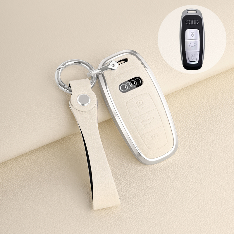 Chargez l&#39;image dans la visionneuse de la galerie, Audi 360° All Inclusive Car Key Fob Case Cover For A3, A4, A5, A6, A7, A8, Q2, Q5, Q7, Q8, e-tron
