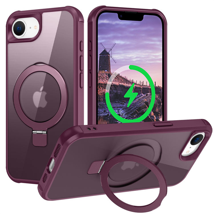 Load image into Gallery viewer, [Magsafe Compatible][360° Rotating Stand] Apple iPhone 16e Full-coverage Shockproof Essentials Series Case - Polar Tech Australia
