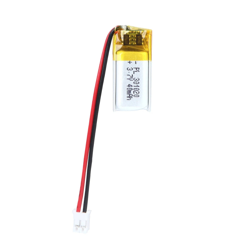 Cargue la imagen en el visor de la galería, [PH2.0-JST Connector][301020/301120] Universal 40mAh 3.7V Rechargeable Li-Ion Lithium Polymer Battery - Polar Tech Australia
