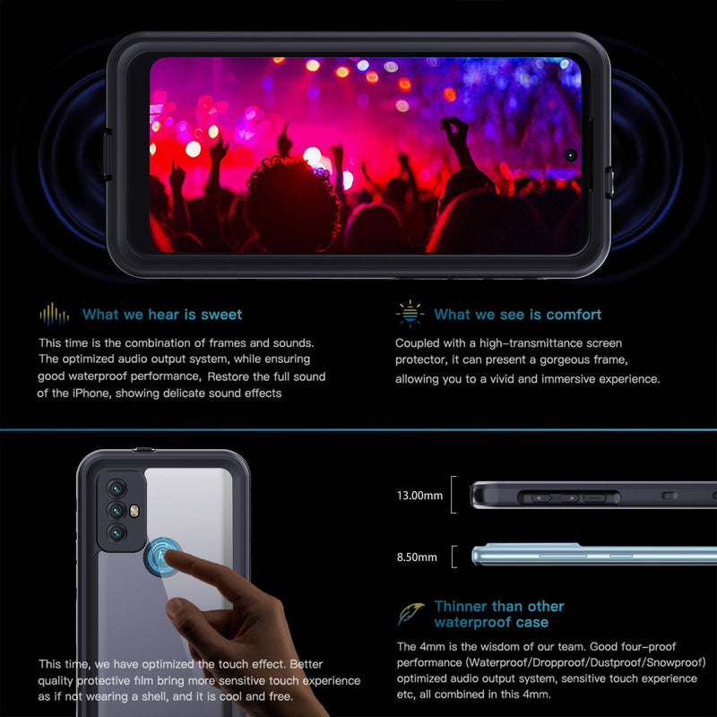 Load image into Gallery viewer, [A-Series] Motorola Moto G Play (2023) - Redpepper Full Covered Waterproof Heavy Duty Tough Armor Case - Polar Tech Australia
