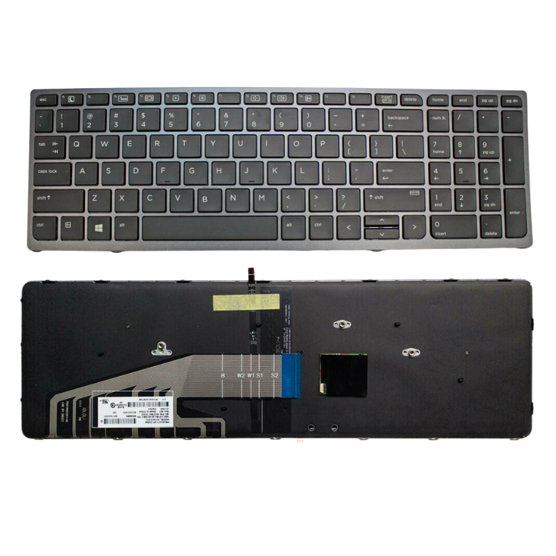 Cargue la imagen en el visor de la galería, HP ZBOOK 15 G3 15 G4 ZBOOK 17 G3 17 G4 HSTNN-C87C Series - Laptop Keyboard With Back Light US Layout - Polar Tech Australia
