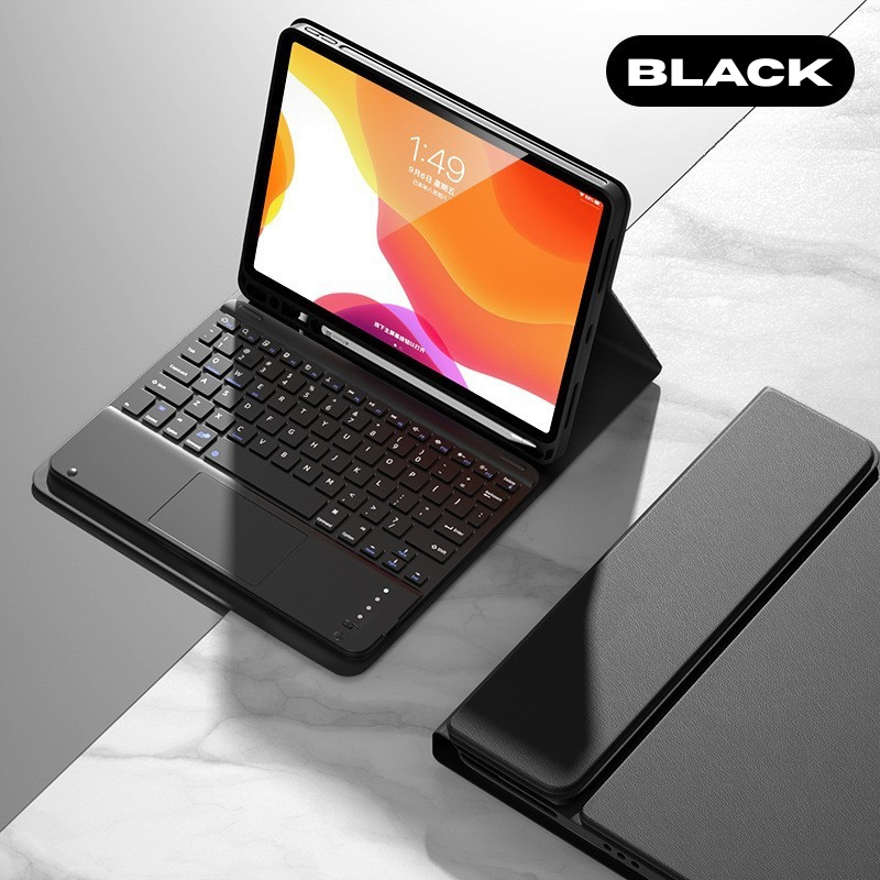 Chargez l&#39;image dans la visionneuse de la galerie, Detachable Wireless Bluetooth Keyboard Cover Case with Backlit for Apple iPad Pro 11-inch M4 (2024) - KIBO
