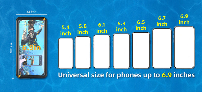 Load image into Gallery viewer, [Up to 6.9&quot;] Redpepper Universal Self-Check Waterproof Phone Case - i-Station Mobile Phone &amp; Electronic Device Repair and Accessories

