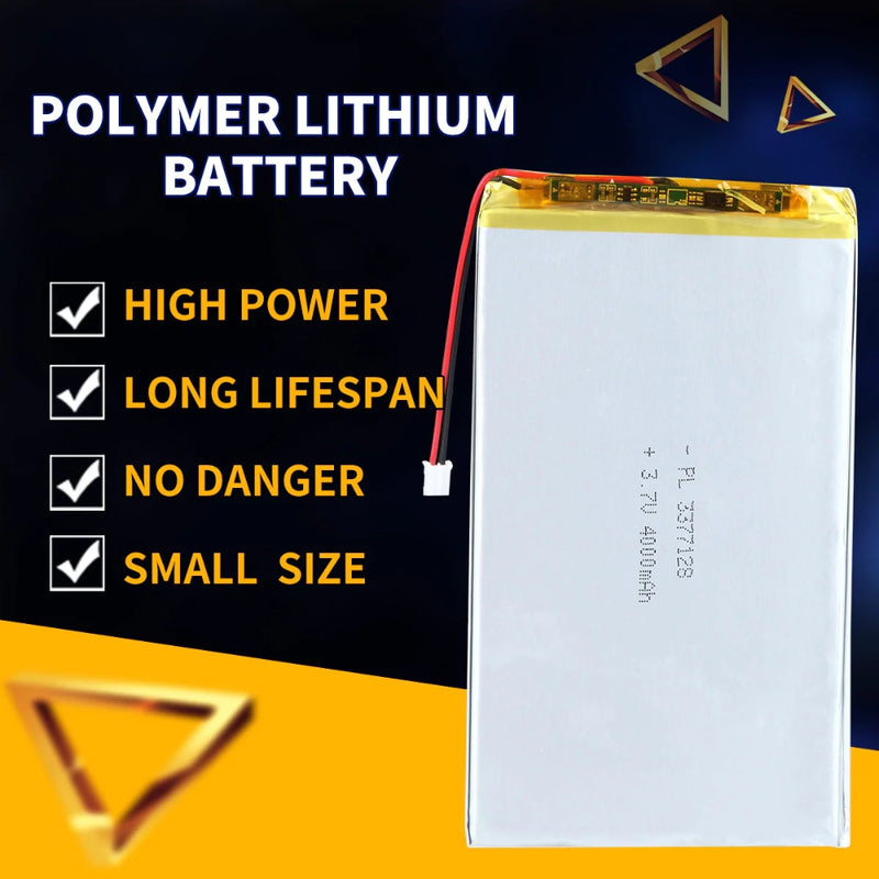 Load image into Gallery viewer, [PH2.0-JST Connector][3377128] Universal 4000mAh 3.7V Rechargeable Li-Ion Lithium Polymer Battery - Polar Tech Australia
