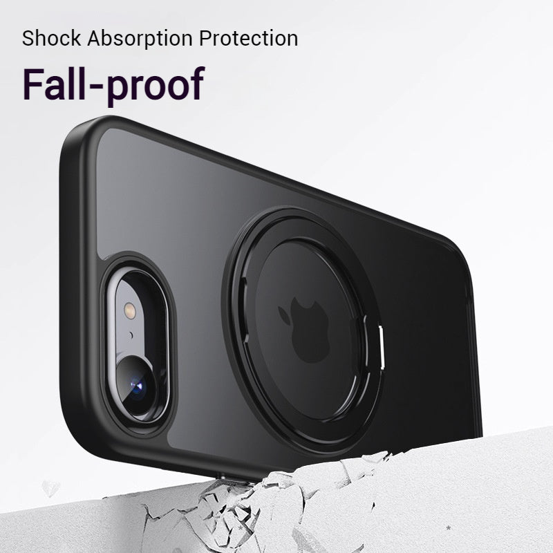 Chargez l&#39;image dans la visionneuse de la galerie, [Magsafe Compatible][360° Rotating Stand] Apple iPhone 16e Matte Shockproof Essentials Series Case - Polar Tech Australia
