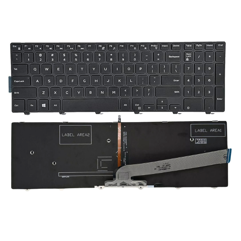 Cargue la imagen en el visor de la galería, DELL 15-3000 15-5000 15-7000 17-5000 17-7559 17-5748 17-5749 17-3543 Series - Laptop Keyboard With Back Light US Layout - Polar Tech Australia
