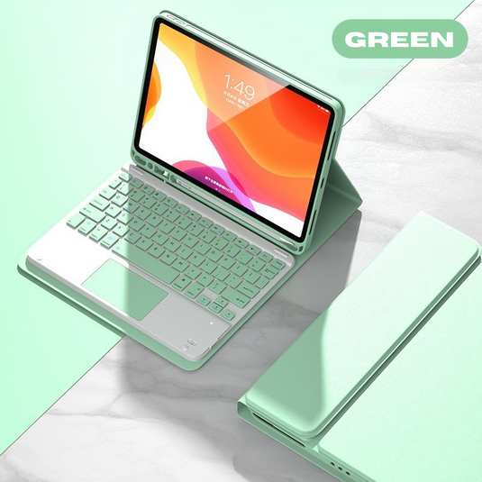 Detachable Wireless Bluetooth Keyboard Cover Case with Backlit for Apple iPad Pro 11-inch M4 (2024) - KIBO