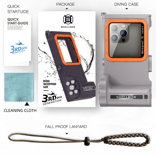 [Up to 6.9"][Upgraded Version] Redpepper Universal 15m Depth (3rd Gen) Pro Diving Waterproof Phone Case With Bluetooth - i-Station Mobile Phone & Electronic Device Repair and Accessories