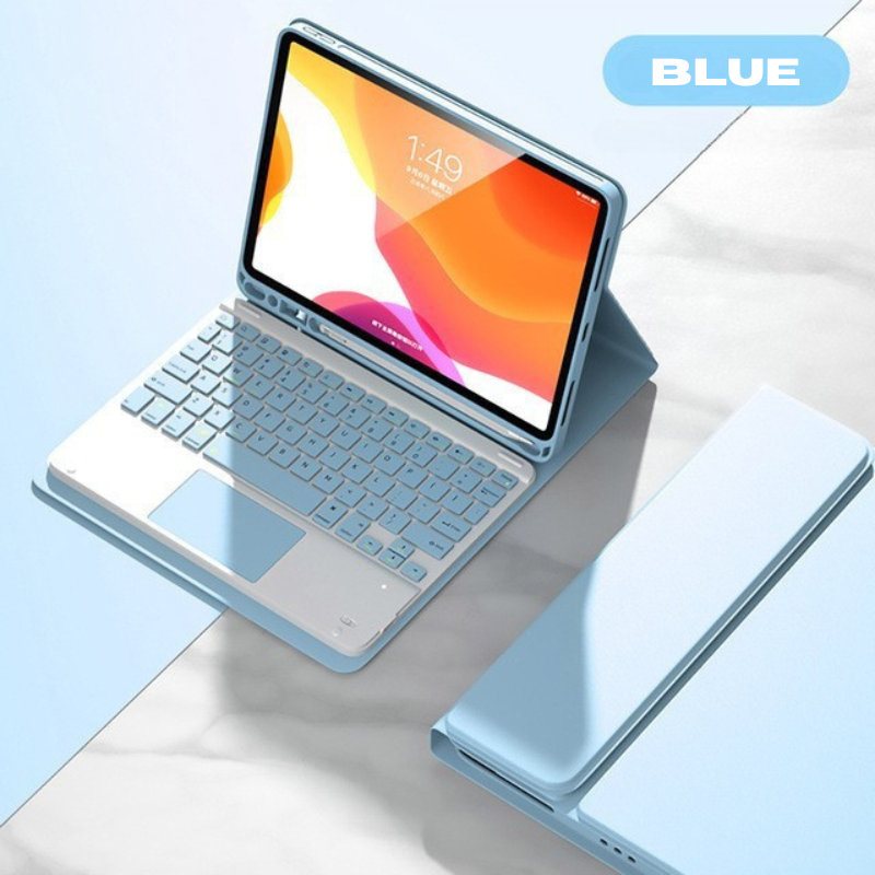 Chargez l&#39;image dans la visionneuse de la galerie, Detachable Wireless Bluetooth Keyboard Cover Case with Backlit for Apple iPad Pro 11-inch M4 (2024) - KIBO
