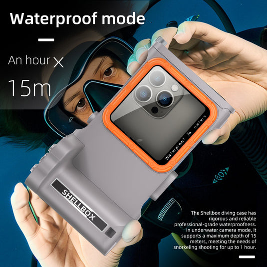 [Up to 6.9"][Upgraded Version] Redpepper Universal 15m Depth (3rd Gen) Pro Diving Waterproof Phone Case With Bluetooth - i-Station Mobile Phone & Electronic Device Repair and Accessories