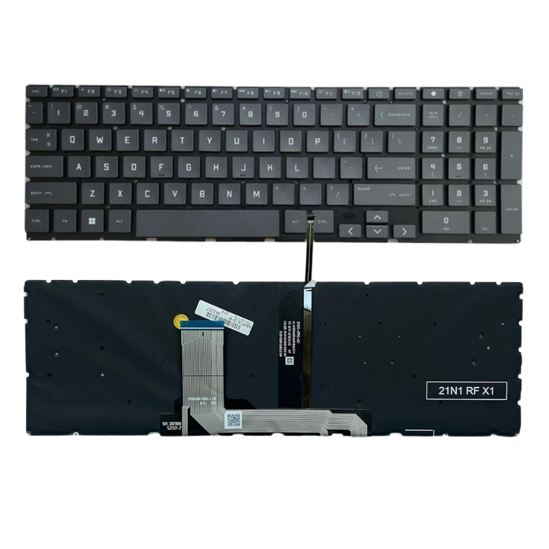 Chargez l&#39;image dans la visionneuse de la galerie, HP TPN-Q263 TPN-Q264 TPN-Q278 16-D 16-E 16T-D 15-FA Series - Laptop Keyboard With Back Light US Layout - Polar Tech Australia
