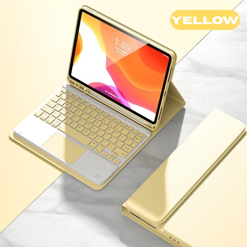 Chargez l&#39;image dans la visionneuse de la galerie, Detachable Wireless Bluetooth Keyboard Cover Case with Backlit for Apple iPad Pro 11-inch M4 (2024) - KIBO

