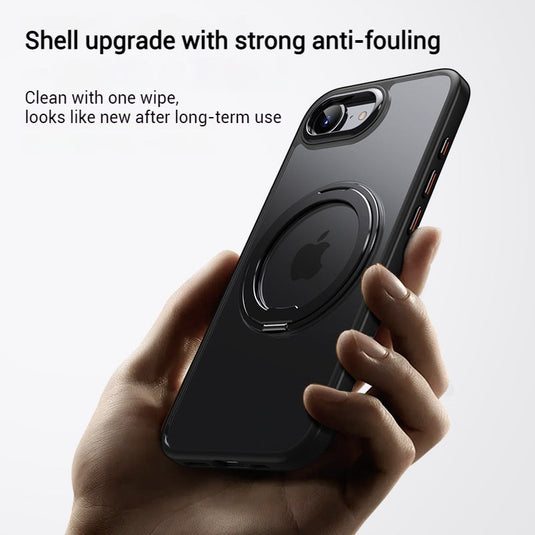 [Magsafe Compatible][360° Rotating Stand] Apple iPhone 16e Matte Shockproof Essentials Series Case - Polar Tech Australia