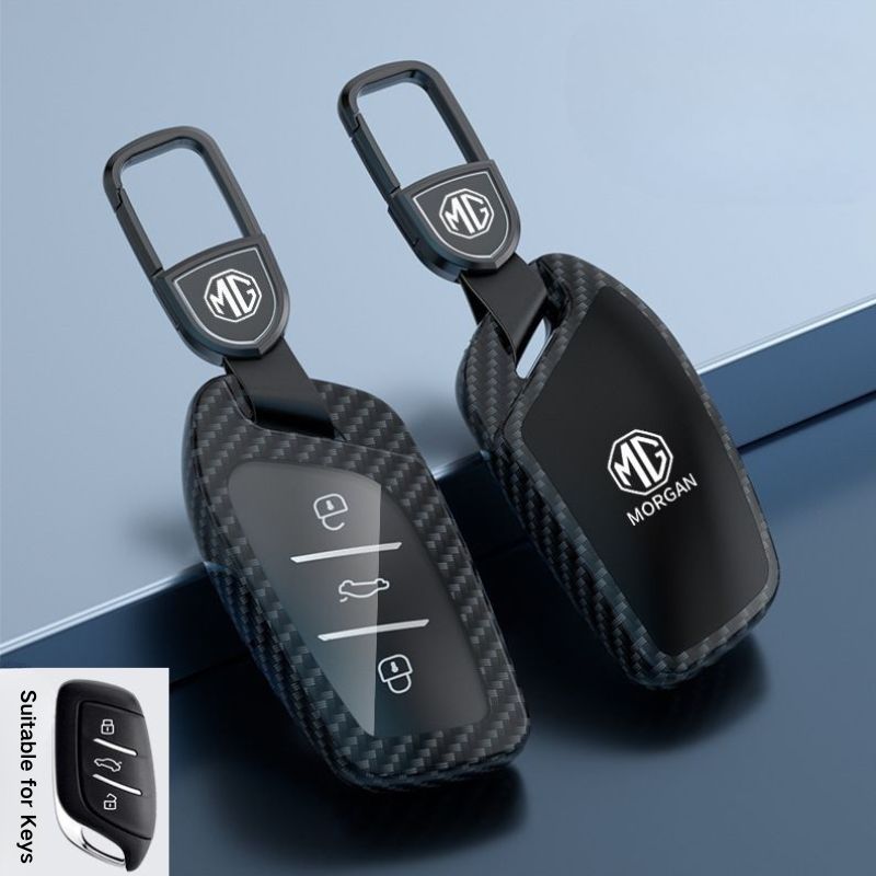 Chargez l&#39;image dans la visionneuse de la galerie, MG Zinc Alloy + TPU Smart Car Key Fob Case Cover For MG3, MG5, MG6, MG7, GT, GSF, ONE, ZS, EV EZS, HS, EHS,ONE - Polar Tech Australia
