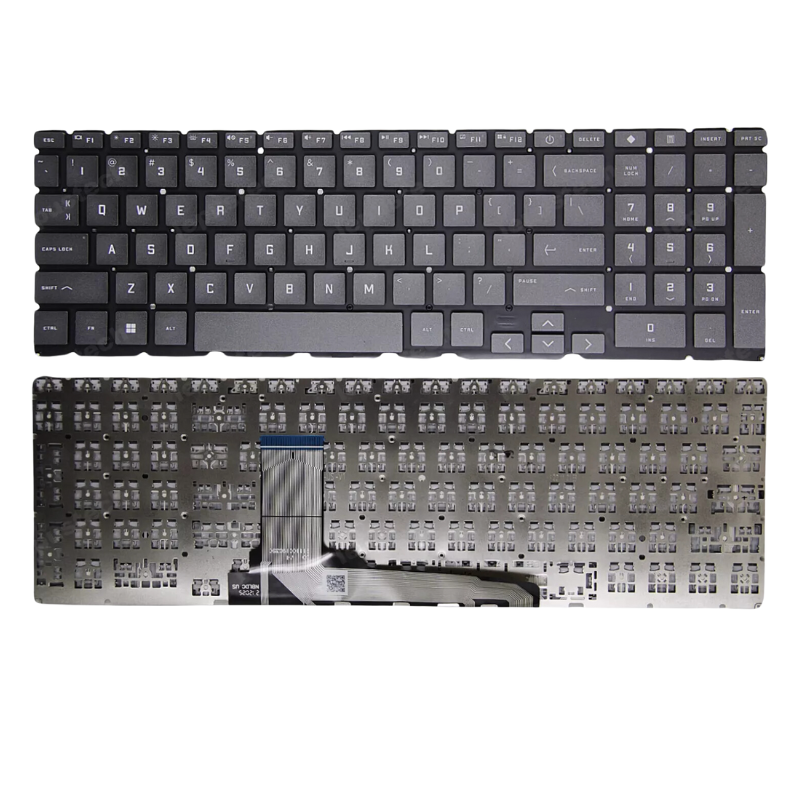 Chargez l&#39;image dans la visionneuse de la galerie, HP TPN-Q263 TPN-Q264 TPN-Q278 16-D 16-E 16T-D 15-FA Series - Laptop Keyboard With Back Light US Layout - Polar Tech Australia
