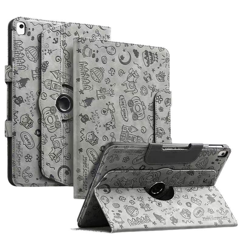 Chargez l&#39;image dans la visionneuse de la galerie, Apple iPad 5/6 9.7&#39;&#39; 5/6th Gen (2017/2018) Smart 360° Degree Rotate Stand Leather Case - Polar Tech Australia
