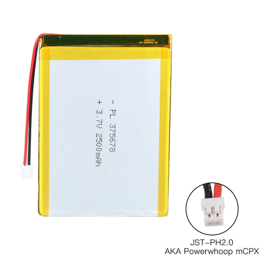 [PH2.0-JST Connector][375678] Universal 2100mAh 3.7V Rechargeable Li-Ion Lithium Polymer Battery - Polar Tech Australia