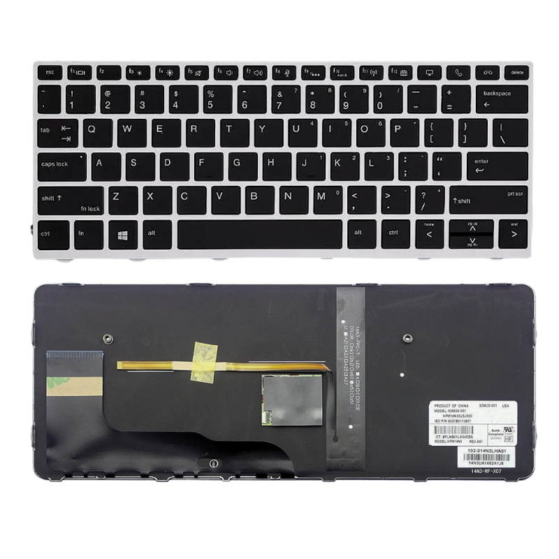Cargue la imagen en el visor de la galería, HP 725 G3 725 G4 820 G3 820 G4 828 G3 828 G4 Series - Laptop Keyboard With Back Light US Layout - Polar Tech Australia
