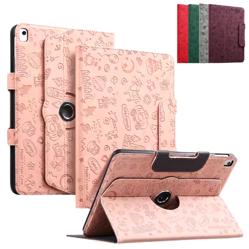 Chargez l&#39;image dans la visionneuse de la galerie, Apple iPad 5/6 9.7&#39;&#39; 5/6th Gen (2017/2018) Smart 360° Degree Rotate Stand Leather Case - Polar Tech Australia
