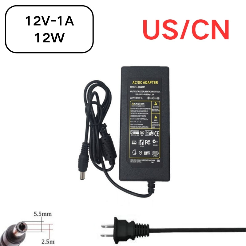 Chargez l&#39;image dans la visionneuse de la galerie, [12V-1A][5.5x2.5] Universal Computer/Monitor/CCTV POE Switch - Power Supply Adapter Wall Charger - Polar Tech Australia
