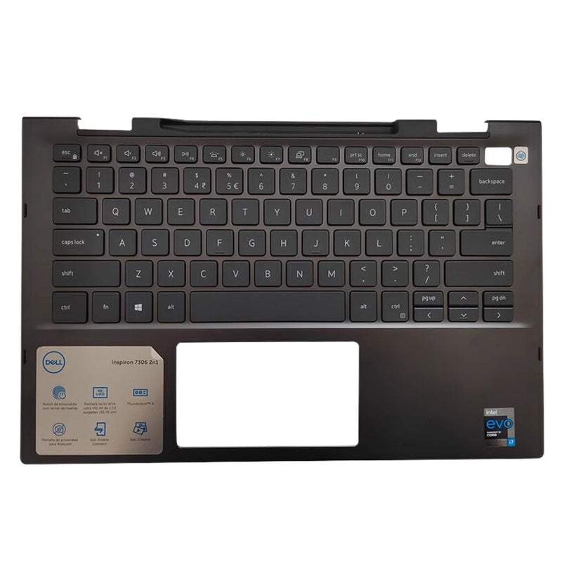 Load image into Gallery viewer, Dell Inspiron 2 in 1 13 inch 7300 Series P124G - Laptop Keyboard With Back Light Frame Cover US Layout - Polar Tech Australia
