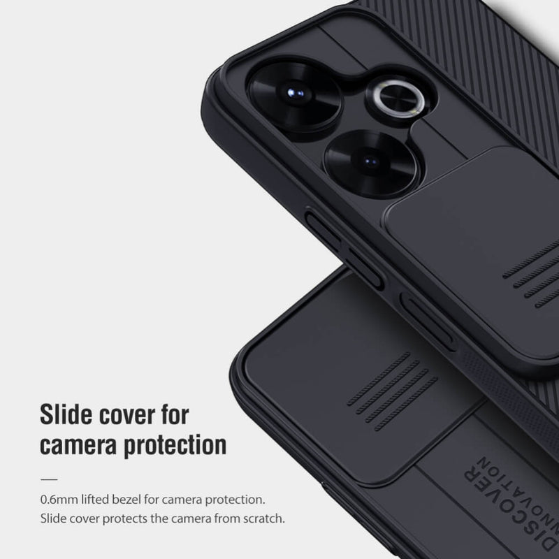 Load image into Gallery viewer, Xiaomi Redmi 13 (4G/5G) / Note 13R - NILLKIN Black Mirror Series Camshield PC Phone Case - Polar Tech Australia
