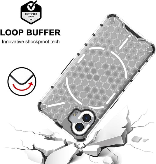 Nothing Phone (2) - Shockproof Advanced Air Cushion Drop Protection Honeycomb Shape Case - Polar Tech Australia