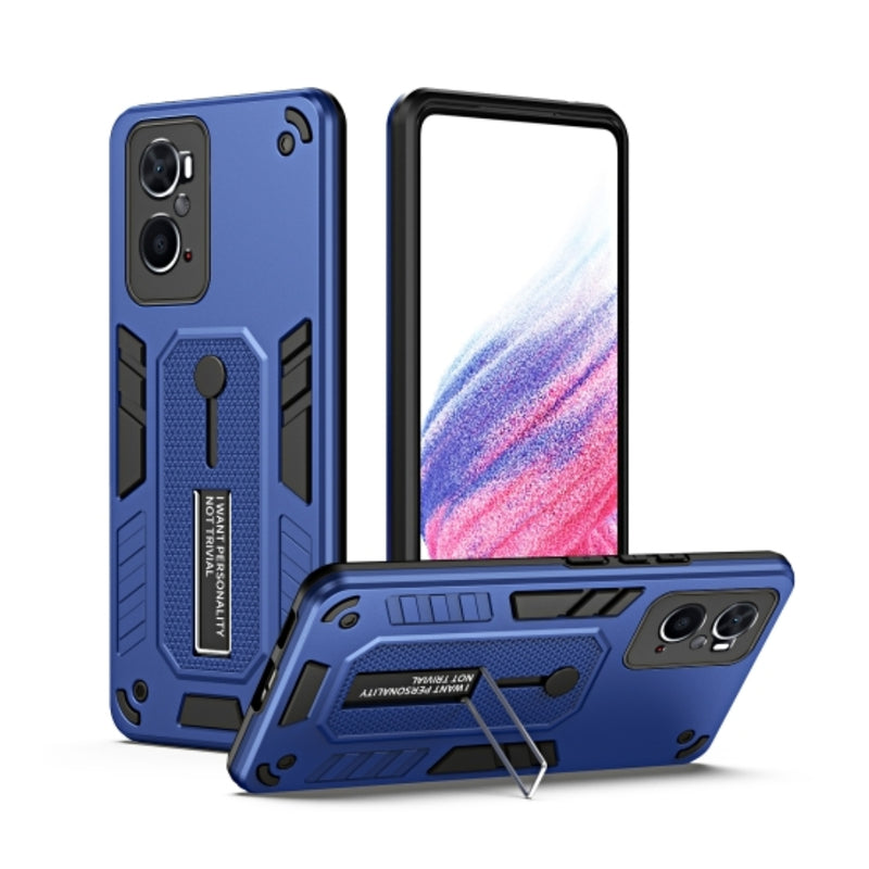 Load image into Gallery viewer, OPPO A96 4G / A76 4G / A36 4G / Realme 9i - Shockproof TPU &amp; Hard PC Back Cover with Retractable Hand Strap &amp; Lanyard - Polar Tech Australia
