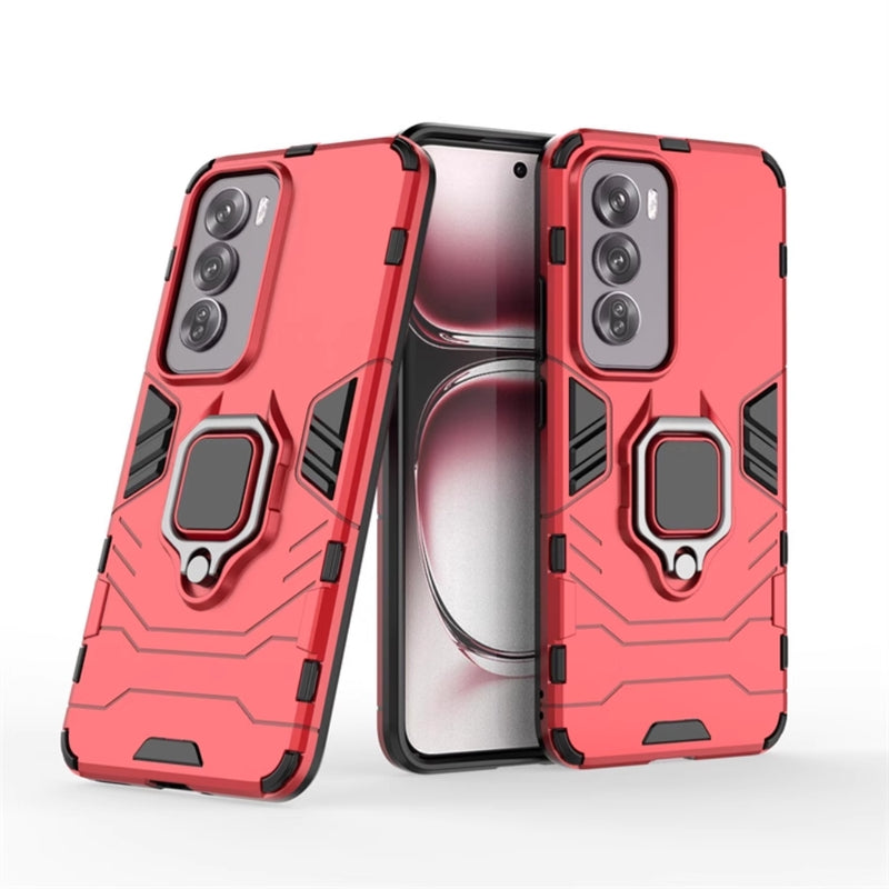 Load image into Gallery viewer, OPPO Reno12 Pro 5G (CPH2629) - Heavy Duty Armor Case With Ring Holder Stand - Polar Tech Australia
