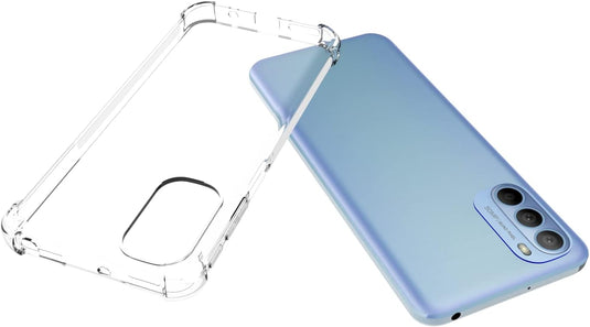 Motorola Moto G41 - AirPillow Cushion Transparent Soft Clear TPU Four Corners Protective Case - Polar Tech Australia