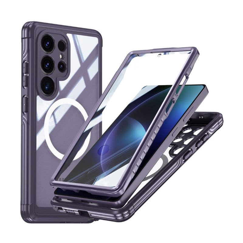 Load image into Gallery viewer, Samsung galaxy S24 5G (SM-S921) - Tempered Glass MagSafe Phone Case
