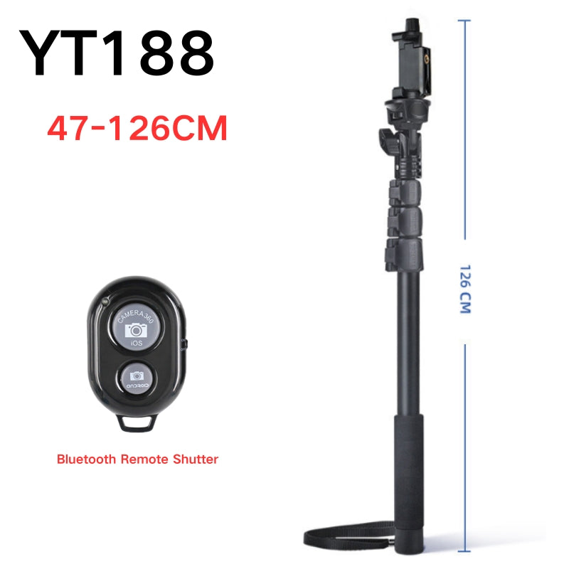 Load image into Gallery viewer, [YT088] Portable Selfie Stick Tripod With Bluetooth Remote Extendable Travel Lightweight Tripod Stand for Selfie, Live Streaming, Video Conference, Compatible With All Phones - Polar Tech Australia

