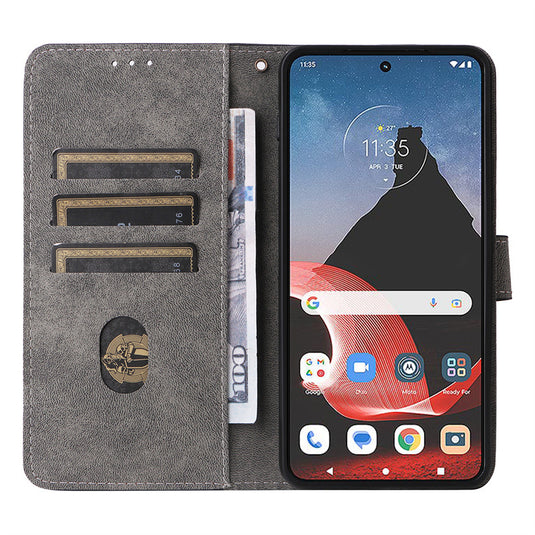 [With Card Solt] Motorola Moto ThinkPhone - PU Leather Material with Card Slots Cats Wallet Case - Polar Tech Australia