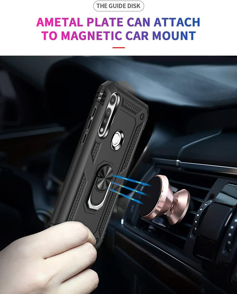 Load image into Gallery viewer, [Magnetic Ring Kickstand] Motorola Moto G Fast - Shield Shockproof Rugged Heavy Duty Case - Polar Tech Australia
