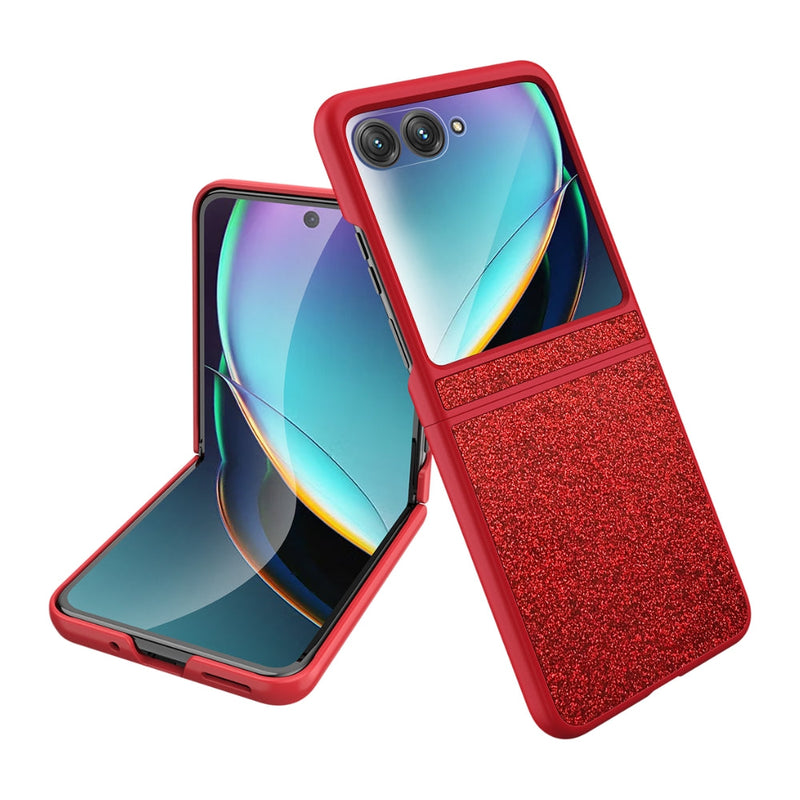 Cargue la imagen en el visor de la galería, Motorola Razr 50/Ultra - Glitter Sparkly Silicone Full Coverage Shockproof Phone Case - Polar Tech Australia
